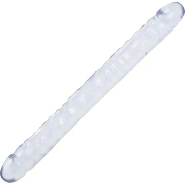 Двухсторонний фаллоимитатор Crystal Jellies - 45 см - Crystal Jellies