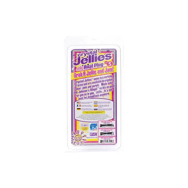 Фиалковая анальная пробка CRYSTAL JELLIES small - Crystal Jellies. Фотография 2.