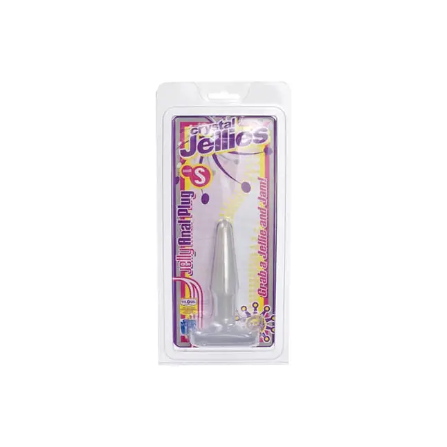 Прозрачная анальная пробка Butt Plug Small - 10 см - Crystal Jellies