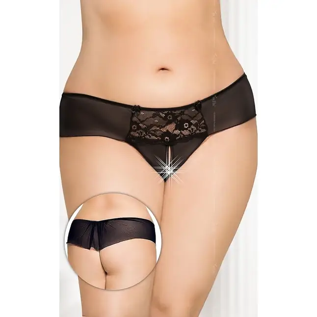 Прелестные трусики с кружевной вставкой и доступом - Pants Thongs. Фотография 2.