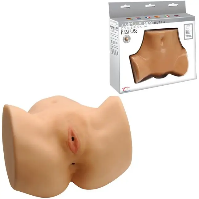 Вибровагина CyberSkin Virtual Sex Ultra Pussy Ass - CyberSkin. Фотография 6.