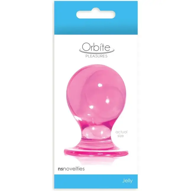 Большая розовая анальная пробка Orbite - 6,8 см - Orbite. Фотография 2.
