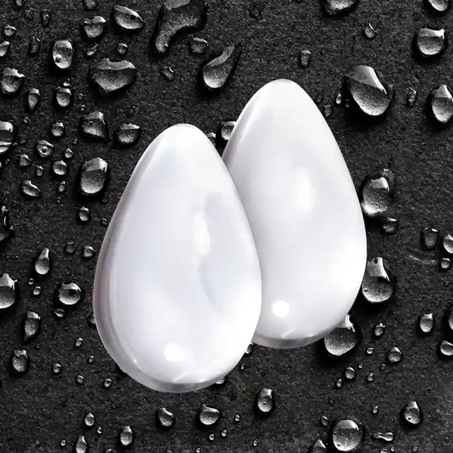 Большие прозрачные стеклянные вагинальные шарики CRYSTAL KEGEL EGGS - Crystal