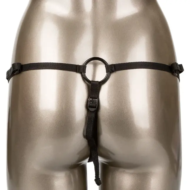 Атласные стринги для страпона Scandal Thong Harness - Scandal. Фотография 2.