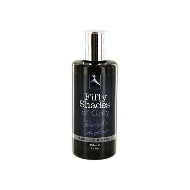 Лубрикант из серии «50 оттенков серого» на водной основе: Ready for Anything Aqua Lubricant - 100 мл - Fifty Shades of Grey
