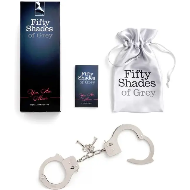Металлические наручники Metal Handcuffs - Fifty Shades of Grey. Фотография 2.