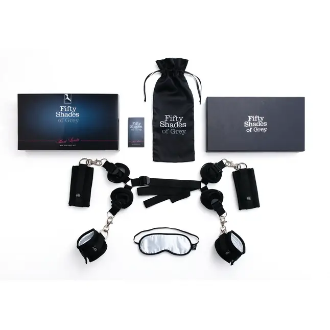 Комплект бондажа Under The Bed Restraints Kit - Fifty Shades of Grey. Фотография 2.