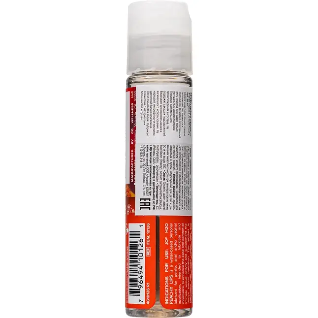 Лубрикант с ароматом персика JO Flavored Peachy Lips - 30 мл - JO H2O Flavors. Фотография 2.