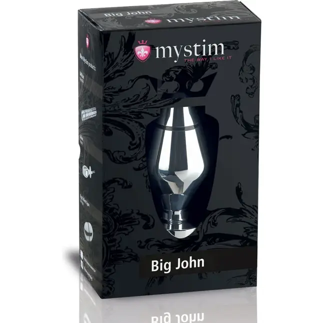 Анальная втулка для электростимуляции Big John - 13 см. Фотография 3.