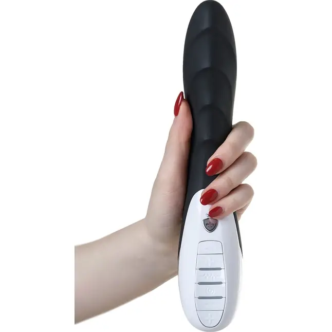 Вибратор с электростимуляцией Sizzling Simon - 27 см. Фотография 5.