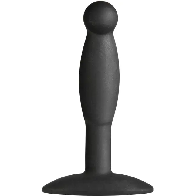 Черная анальная пробка Platinum Premium Silicone - The Minis - Smooth Small - Black S - Platinum Premium Silicone