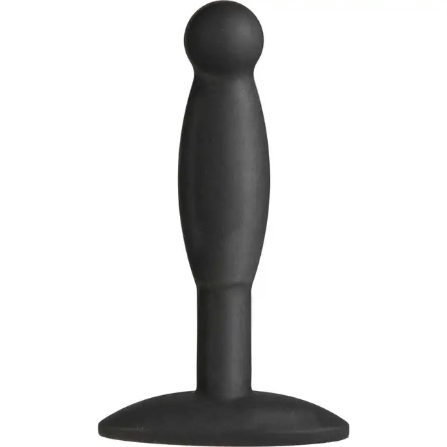 Черная анальная пробка Platinum Premium Silicone - The Minis - Smooth Medium - Black M - Platinum Premium Silicone