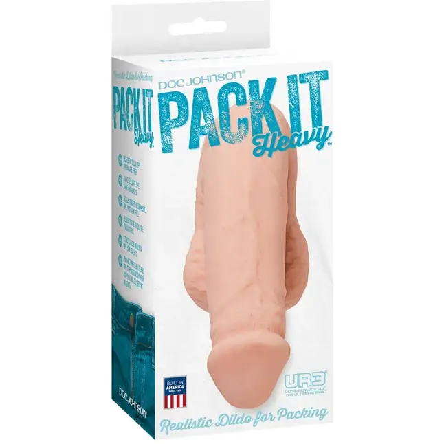 Фаллоимитатор для ношения Pack It – Heavy – White - 14 см. Фотография 2.