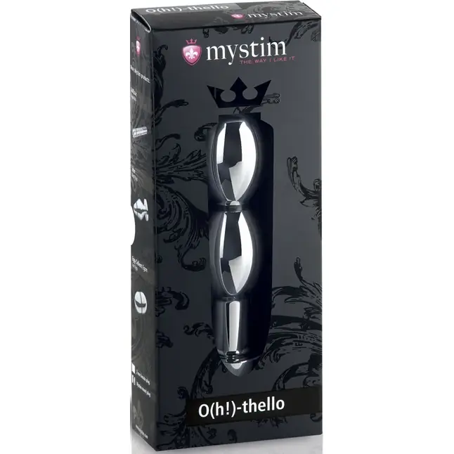 Анально-вагинальный стимулятор для электростимуляции Mystim O(h!)thello Ovaldildo. Фотография 3.