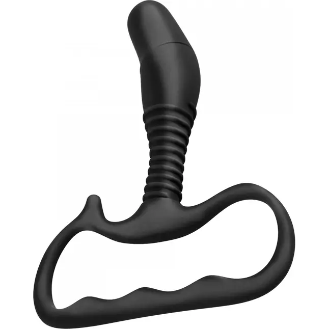 Стимулятор простаты Vibrating Prostate Stimulator с вибрацией - 14,5 см - Anal Fantasy Collection. Фотография 2.