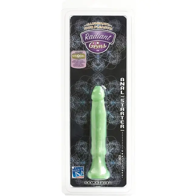 Анальный стимулятор-фаллос Anal Starter - 17,8 см - Radiant Gems. Фотография 3.