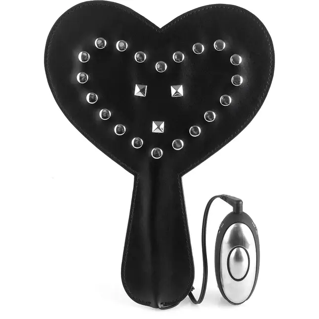 Пэддл с клёпками и электростимуляцией Shock Therapy Paddle - Fetish Fantasy Shock Therapy