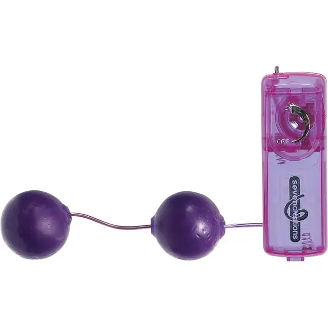 Фиолетовые шарики с вибрацией JELLY LAVENDER