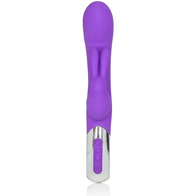 Фиолетовый вибратор Embrace Bunny Wand - 21 см - Embrace. Фотография 4.