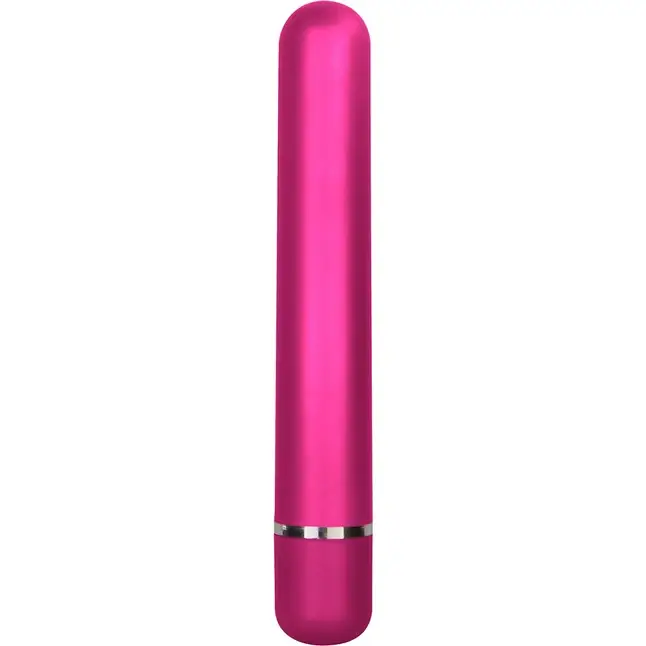 Ярко-розовый гладкий вибратор GYRATING VIBRATOR - 18 см - Classics