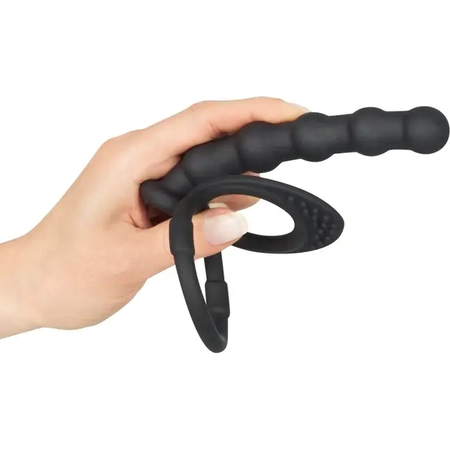 Насадка на пенис для двойного проникновения Cock ball ring - You2Toys. Фотография 3.