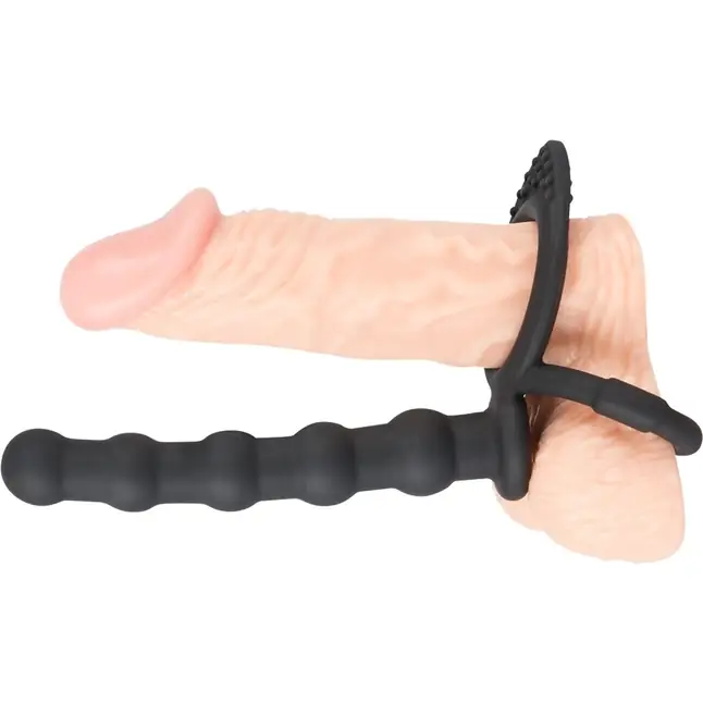 Насадка на пенис для двойного проникновения Cock ball ring - You2Toys. Фотография 5.