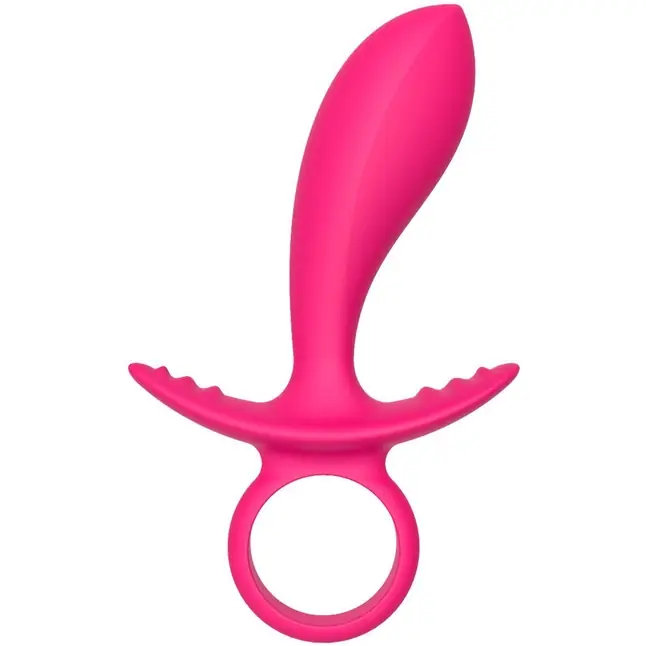 Розовая анальная пробка Silky Anal Finger - 14,5 см - Bootyful