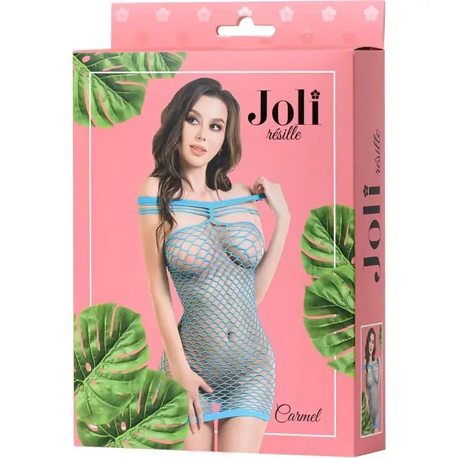 Чувственное платье-сетка Joli Carmel - Joli by Erolanta. Фотография 5.