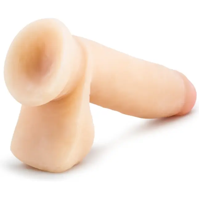 Телесный фаллоимитатор 7 inch Sensa Feel Dildo - 17,8 см - Au Naturel. Фотография 4.