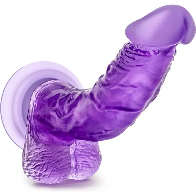 Фиолетовый фаллоимитатор Sweet n Hard 7 - 21,6 см - B Yours. Фотография 2.