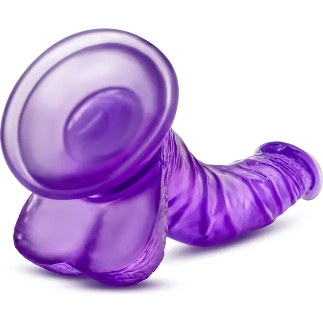 Фиолетовый фаллоимитатор Sweet n Hard 7 - 21,6 см - B Yours. Фотография 3.