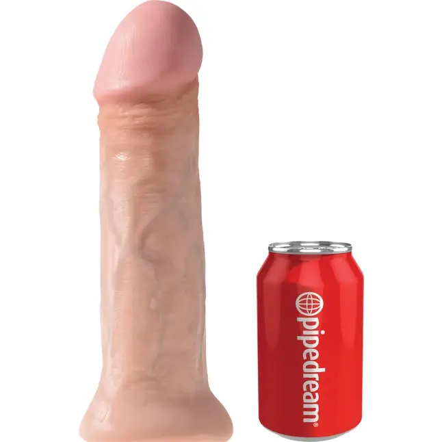 Фаллоимитатор-гигант телесного цвета на присоске 11 Cock - 28 см. - King Cock. Фотография 2.