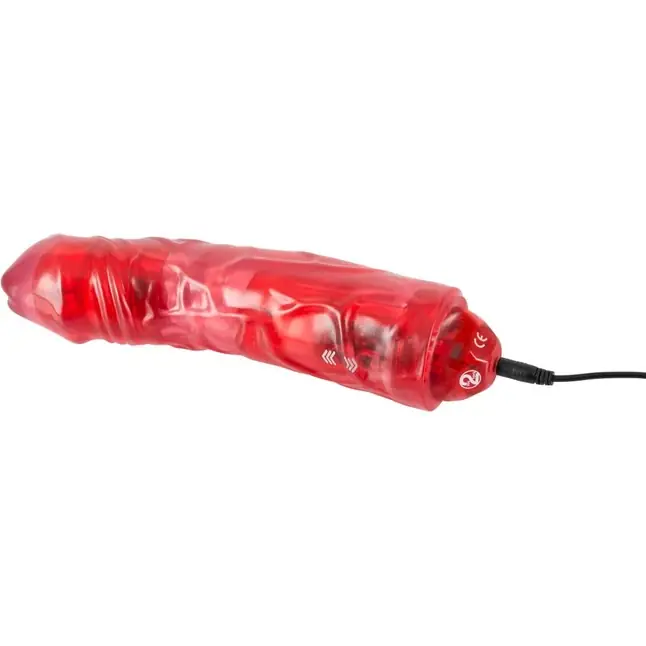 Красный вибромассажер Rechargeable Big Vibe - 23,3 см - You2Toys. Фотография 3.