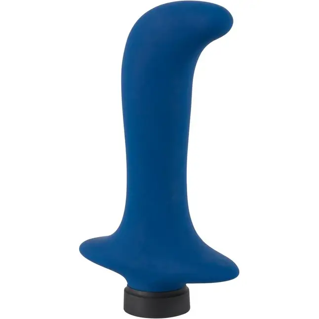 Синий вибромассажер простаты Power Vibe Backy - 12,8 см - You2Toys