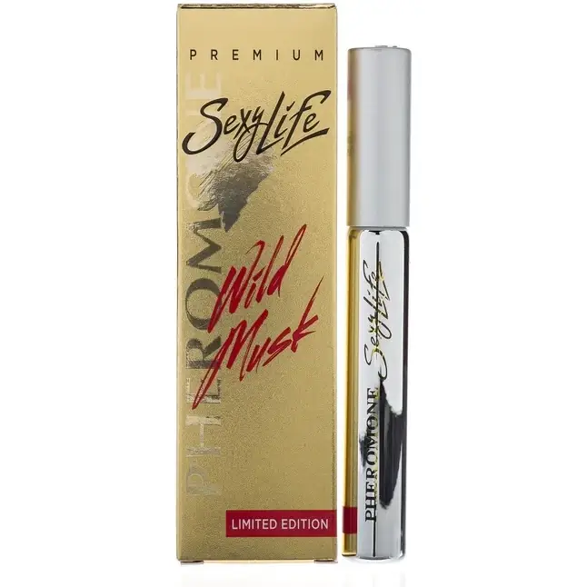 Мужские духи Wild Musk №3 с мускусом и феромонами - 10 мл - Духи с фромонами Sexy Life Wild Musk