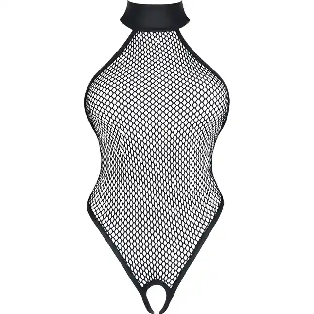 Боди Harmonia из сетки с доступом и металлическим декором - Dark Desire collection. Фотография 5.