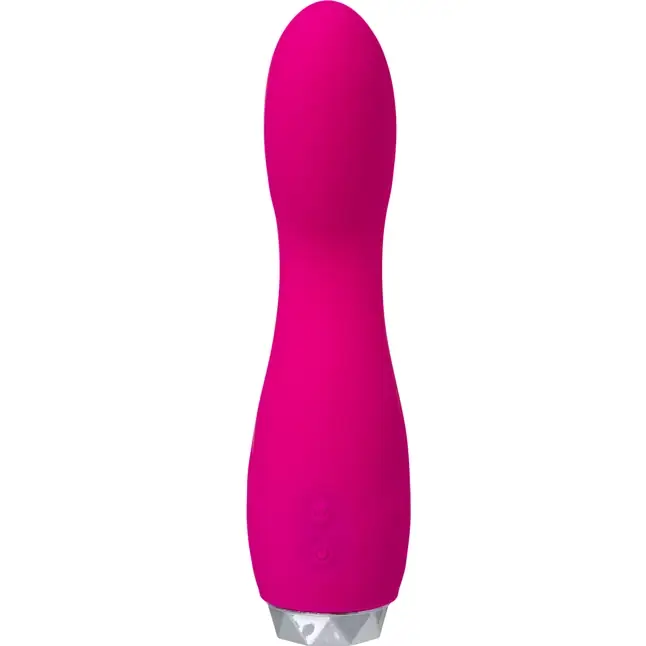 Розовый вибратор L EROINA - 15,5 см - L EROINA. Фотография 3.