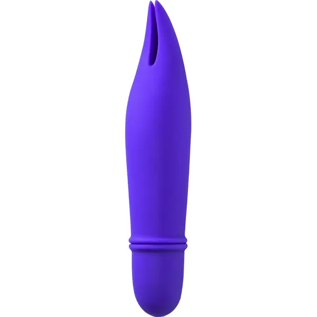 Фиолетовый мини-вибратор Universe Teasing Ears - 12,5 см - Universe