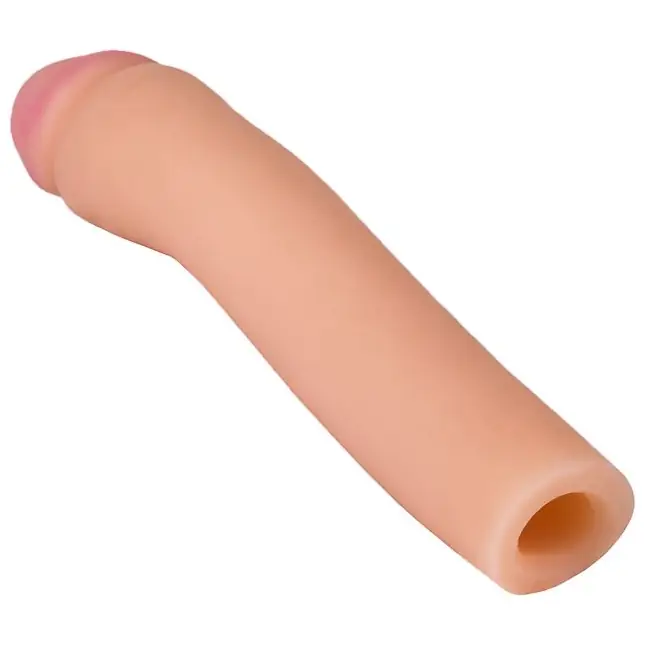 Телесная насадка для удлинения фаллоса - 19 см - COCK NEXT. Фотография 4.