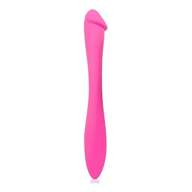 Розовый двусторонний стимулятор Cosmo - 22,5 см - COSMO
