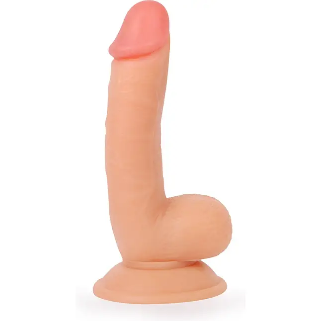 Телесный реалистичный фаллоимитатор Erowoman - 18 см - EROWOMAN REALISTIC. Фотография 2.