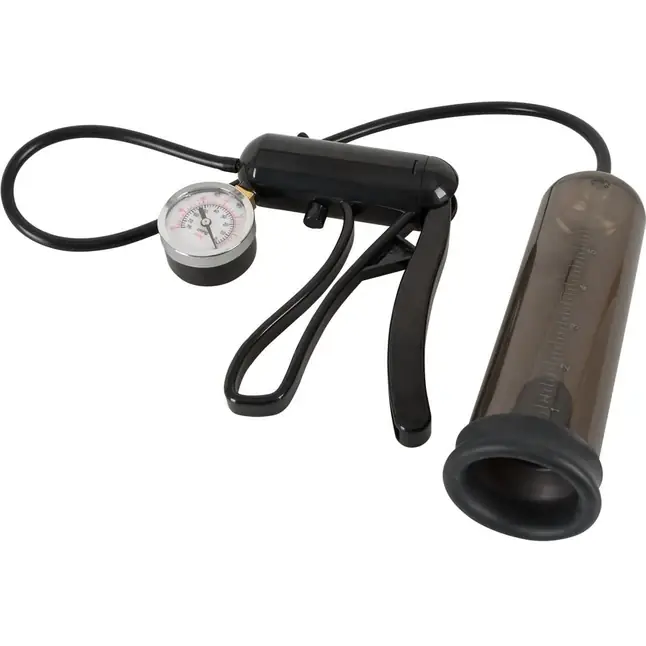Черная вакуумная помпа с манометром Mister Boner Professionals Pump - You2Toys. Фотография 3.