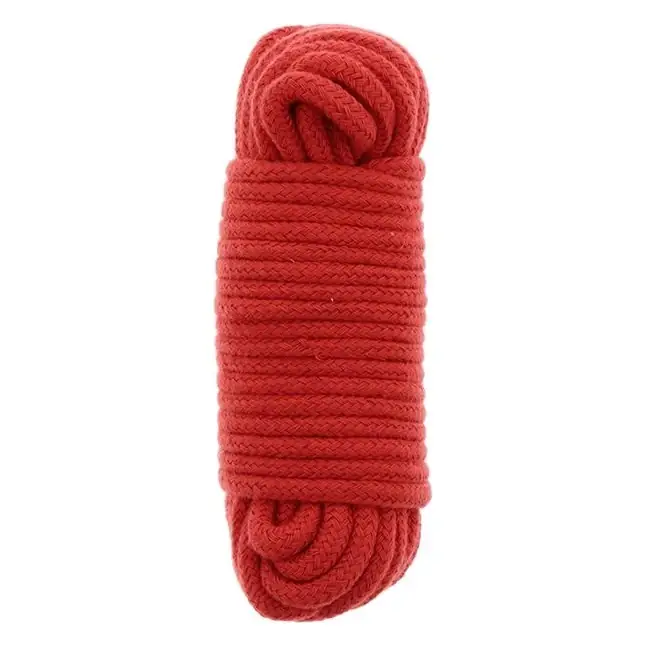 Красная веревка для связывания BONDX LOVE ROPE - 10 м - BondX