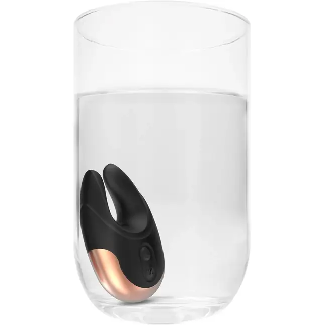 Черный клиторальный стимулятор Lavish - 8,9 см - Elegance. Фотография 8.