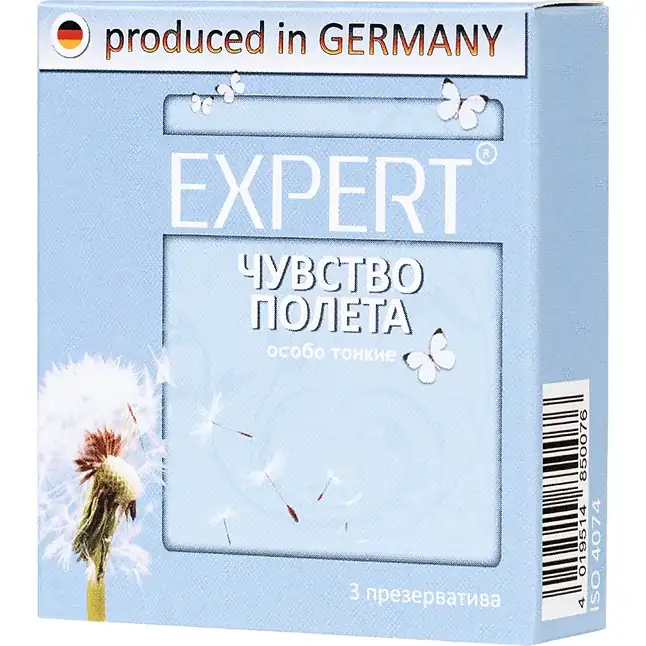 Супертонкие презервативы Expert Чувство полета - 3 шт