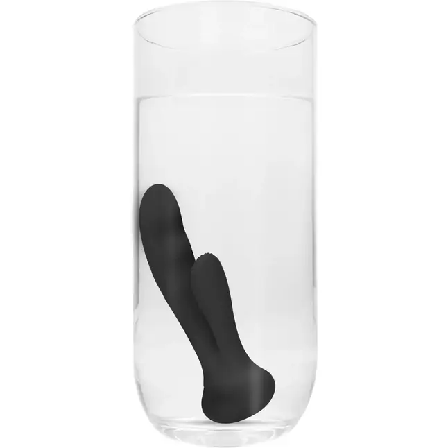 Черный вибратор G-Spot and Clitoral Vibrator Flair - 17,5 см - Elegance. Фотография 9.