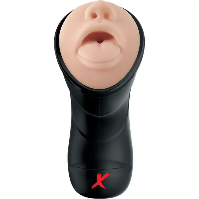 Мастурбатор-ротик Deep Throat Vibrating Stroker - PDX Elite. Фотография 3.