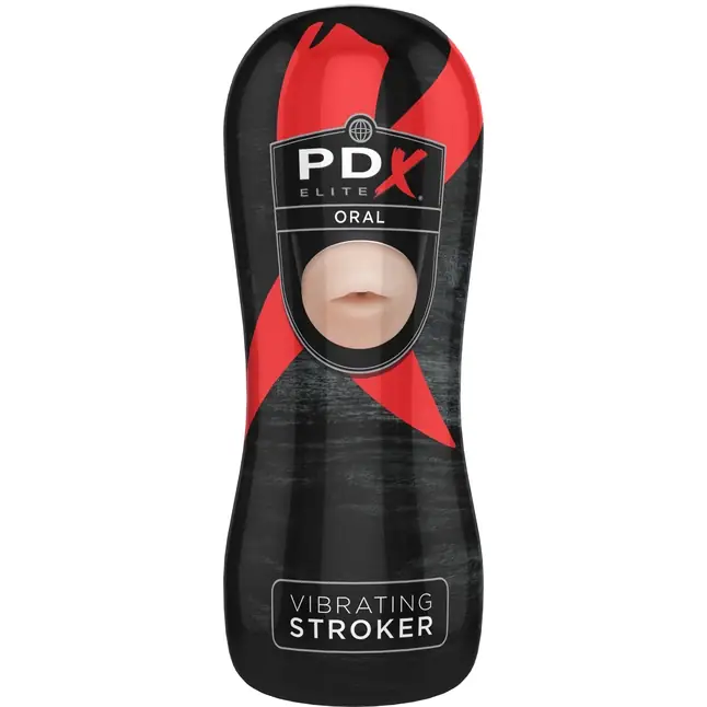 Мастурбатор-ротик Vibrating Oral Stroker - PDX Elite. Фотография 2.