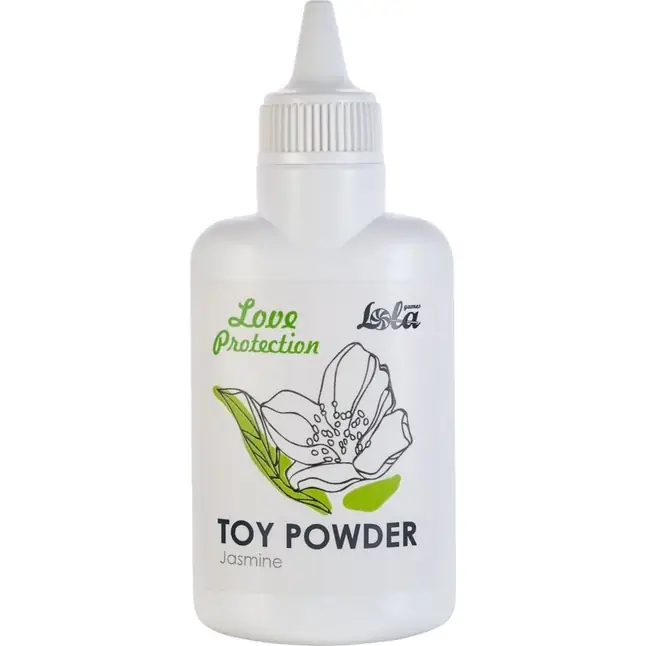 Пудра для игрушек Love Protection с ароматом жасмина - 30 гр - Love Protection