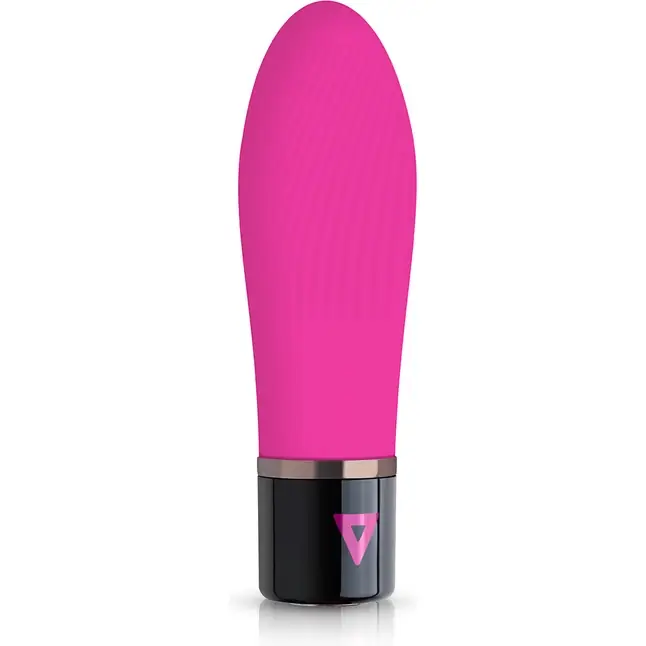 Розовый силиконовый мини-вибратор Lil Swirl - 10 см - Lil Vibe